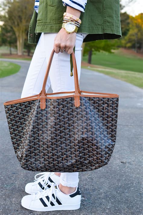 goyard style tote bag.